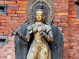 Kathmandu Patan Durbar Square Mul Chowk 12 River Goddess Ganga Standing On A Tortoise 